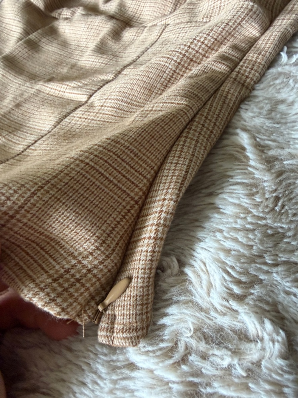 Women’s Tan Plaid Cami Top - Picture 4 of 6